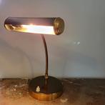Vintage antiek bureaulamp pianolamp, Huis en Inrichting, Lampen | Tafellampen, Ophalen of Verzenden, Gebruikt, Metaal, Minder dan 50 cm