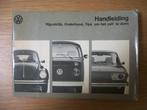 Handleiding Onderhoudsboek 2 VW - augustus 1973 - Volkswagen, Ophalen of Verzenden