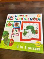 4 in 1 puzzel rupsje nooitgenoeg, Kinderen en Baby's, Speelgoed | Kinderpuzzels, Ophalen of Verzenden, Zo goed als nieuw