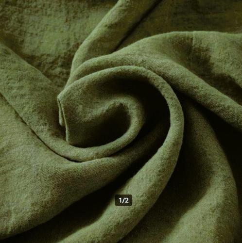 100% linnen kussenslopen 50x70 (set van 2) Soft Khaki, Huis en Inrichting, Slaapkamer | Beddengoed, Nieuw, Hoeslaken of Sloop
