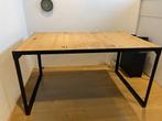 Industriële eettafel 140x90cm, Huis en Inrichting, Tafels | Eettafels, Ophalen, Overige materialen, Gebruikt, 100 tot 150 cm
