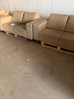 3 Stoffen Banken GRATIS ophalen helmond, Gebruikt, Driepersoons, 75 tot 100 cm, Ophalen of Verzenden