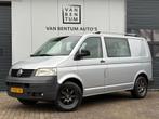 Volkswagen Transporter 2.5TDI 131pk 4x4 DC 5-pers. Airco, Auto's, USB, Gebruikt, Volkswagen, Origineel Nederlands