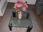 Salontafel, Huis en Inrichting, Tafels | Salontafels, Ophalen of Verzenden, Zo goed als nieuw, Glas, Minder dan 50 cm
