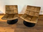 Dutchbone draaifauteuils, Huis en Inrichting, Ophalen, Twee, Overige kleuren, Zo goed als nieuw