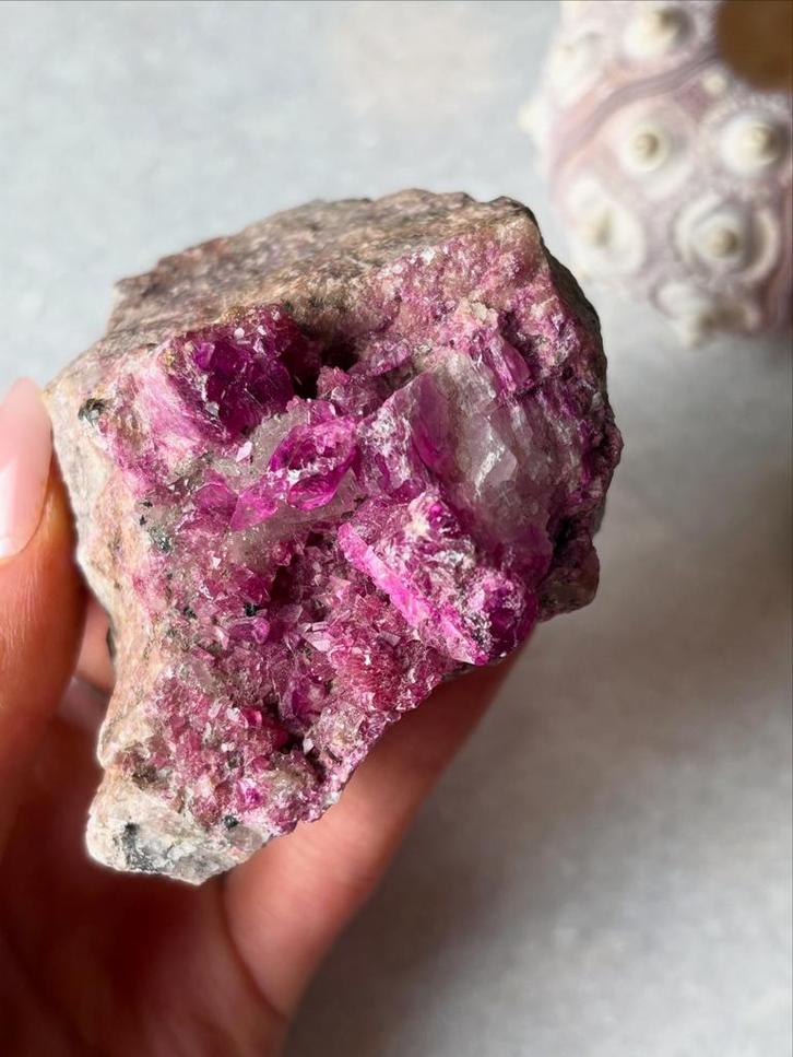 Kobalt calciet, Verzamelen, Mineralen en Fossielen, Ophalen of Verzenden