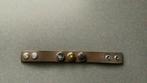 Noosa Amsterdam armband met 3 chunks, Sieraden, Tassen en Uiterlijk, Ophalen of Verzenden, Gebruikt, Bruin, Leer