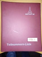 Onderdelenboek Deutz motor F3L911 en F3L912, Ophalen of Verzenden, Gelezen, Tractor en Landbouw