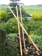 Bamboe paal 4-5 cm lengte 240 cm, blank of zwart, Ophalen, Nieuw, 180 tot 250 cm, Palen