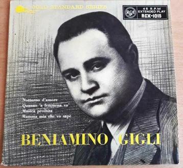 BENIAMINO GIGLI / Notturno d'amore / RCA RCX-1015 beschikbaar voor biedingen