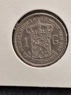 munt Nederland 1 gulden 1915 zilver, Postzegels en Munten, Munten | Nederland, 1 gulden, Zilver, Ophalen of Verzenden, Koningin Wilhelmina