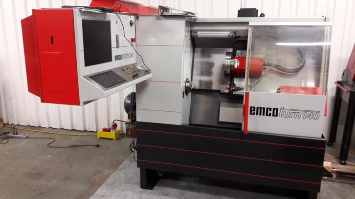Emco Turn 140, Doe-het-zelf en Verbouw, Draaibanken, Gebruikt, Metaaldraaibank, Minder dan 500 mm, Computergestuurd (Cnc), Ophalen