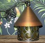 Lamp vintage metalen/koperen hanglamp plafondlamp (226), Ophalen of Verzenden
