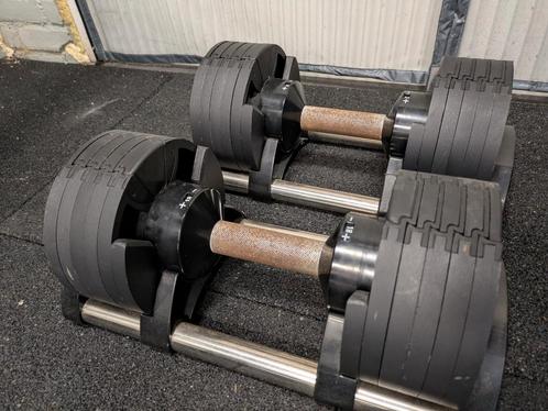 20kg verstelbare dumbbells x2, Sport en Fitness, Fitnessmaterialen, Gebruikt, Dumbbell, Ophalen