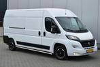 Fiat Ducato 2.3 Mj XL L3H2 Clima Airco Cruise Navi Euro 6, Stof, Gebruikt, Wit, Origineel Nederlands