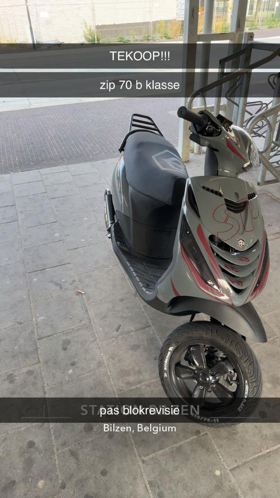 zip 70 stage 3, Fietsen en Brommers, Scooters | Piaggio, Zo goed als nieuw, Zip, Tweetakt, Ophalen of Verzenden
