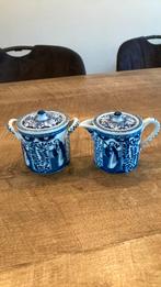 Lange Lijs melkkannetje en suikerpotje, Antiek en Kunst, Verzenden