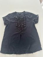 Zwarte blouse Maison Scotch - Maat s, Ophalen of Verzenden, Gedragen, Maat 38/40 (M), Zwart