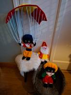 Piet met parachute hangend en Piet en sinterklaas set van 3, Diversen, Sinterklaas, Ophalen of Verzenden, Nieuw