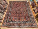 Vintage handgeknoopt perzisch tapijt sarough 358x275, Info@SlatsAntiek.nl, Perzisch, 200 cm of meer, Ophalen of Verzenden