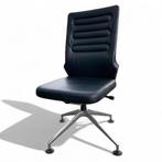 Vitra Work stoel zwart leer, Ophalen, Gebruikt, Zwart, Metaal