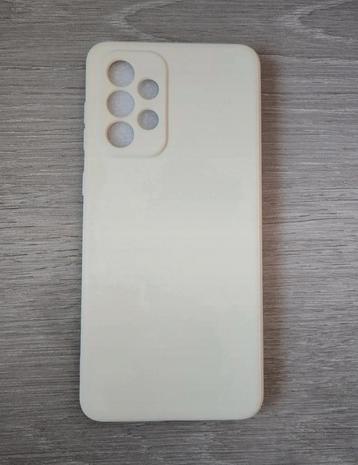 Hoesje Samsung A52 crème/wit beschikbaar voor biedingen