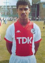 Frank Rijkaard Ajax Fotokaart - Zo Goed Als Nieuw, Verzamelen, Verzenden, Zo goed als nieuw, Ajax, Spelerskaart