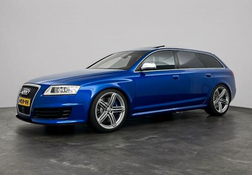 Audi RS6 5.0 FSI Avant Quattro 2008Tipt 2008 Blauw top staat, Auto's, Audi, Particulier, RS6, 4x4, ABS, Achteruitrijcamera, Adaptieve lichten