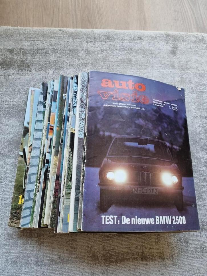 Autovisie 1969 - Complete Jaargang Bijna!, Boeken, Tijdschriften en Kranten, Gelezen, Sport en Vrije tijd, Ophalen of Verzenden