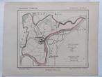 63 / Gemeente Wessem Limburg Litho uit 1866 door J. Kuyper, Antiek en Kunst, Ophalen of Verzenden