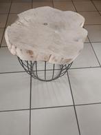 Boomstam tafel (salontafel), Huis en Inrichting, Tafels | Salontafels, 100 tot 150 cm, Nieuw, Overige vormen, Minder dan 50 cm