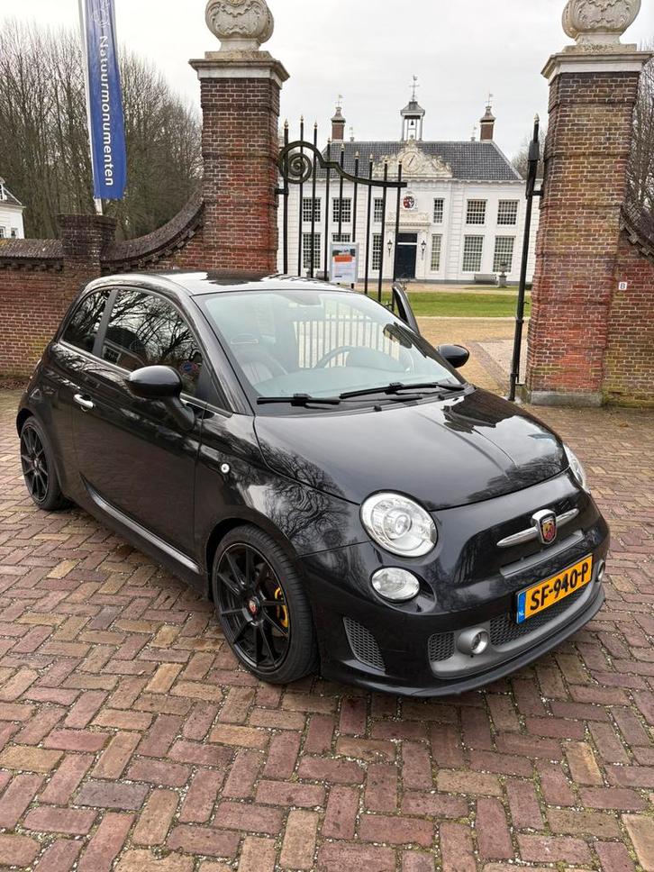 Abarth 595 Turismo (500) | 2016 | Cognac Leder interieur |, Auto's, Fiat, Particulier, Benzine, F, Hatchback, Handgeschakeld, Geïmporteerd
