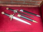 2 mooie sier dolken/ ritueel? vrijmetselarij, Ophalen of Verzenden, Overige soorten, Overige gebieden, Mes of Dolk