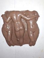 Aardewerk sculptuur van drie figuren, Ophalen of Verzenden