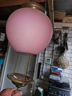 Antieke Kaarsen Lamp, Antiek, Gebruikt, Ophalen of Verzenden, Glas