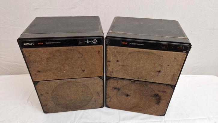Philips MFB 544 voor onderdelen, Audio, Tv en Foto, Luidsprekers, Niet werkend, Front, Rear of Stereo speakers, Minder dan 60 watt