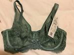 Hunkemoller setje Bella BH en string XS en brazilian S nieuw, Hunkemöller, Verzenden, Groen, Setje