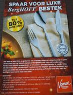 Volle spaarkaart en 3 losse zegels vomar bergHOFF bestek etc, Verzamelen, Supermarktacties, Vomar, Verzenden