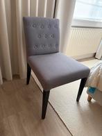 Grijze Stoel - merk Woood, Huis en Inrichting, Stoelen, Ophalen, Zo goed als nieuw, Eén, Stof