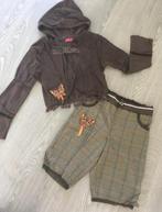 KIEZELTJE superlief setje broek dun vestje , maat 140 / 146, Ophalen, Gebruikt, Meisje, Setje