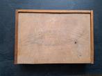 Houten blokkendoos vintage, Antiek en Kunst, Ophalen of Verzenden