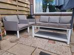 Life Loungeset - 3-zits bank + 2 stoelen + tafel, Tuin en Terras, Tuinsets en Loungesets, Ophalen, 5 zitplaatsen, Gebruikt, Bank