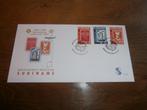 rep suriname fdc e 292, Postzegels en Munten, Postzegels | Suriname, Verzenden, Gestempeld