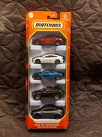 Matchbox tesla set 5 modellen, Hobby en Vrije tijd, Modelauto's | Overige schalen, Auto, Diecast4fun.nl, 4731WE, Ophalen of Verzenden
