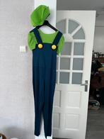 Luigi Kostuum - Maat  S/M  carnaval of Themafeest, Maat 38/40 (M), Carnaval, Ophalen of Verzenden, Zo goed als nieuw