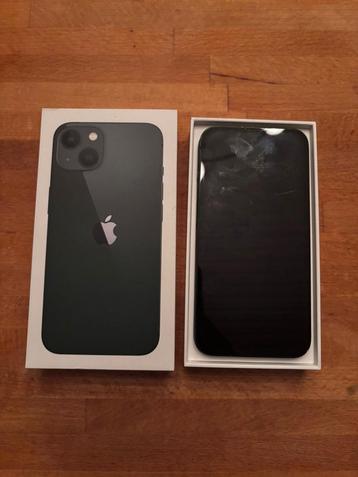 iPhone 13 128 GB Midnight - Zo goed als nieuw + doos beschikbaar voor biedingen
