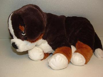 IKEA HOND HOPPIG PLUCHE DONKERBRUIN/BRUIN MET WITTE SNUIT  beschikbaar voor biedingen