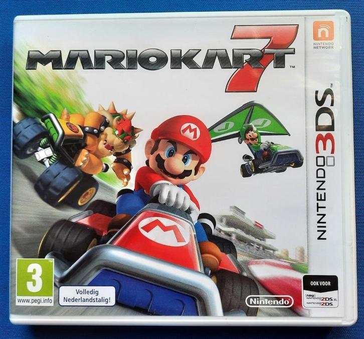 Mario Kart 7 - 3DS, Spelcomputers en Games, Games | Nintendo 2DS en 3DS, Gebruikt, Avontuur en Actie, 1 speler, Vanaf 7 jaar, Ophalen of Verzenden