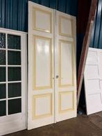 Mooie set openslaande antieke hoge deuren 277 x 135, Doe-het-zelf en Verbouw, Deuren en Horren, Ophalen, Gebruikt, Binnendeur