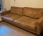 Leren bankstel 4/5 pers., Huis en Inrichting, Banken | Bankstellen, Ophalen, Gebruikt, Rechte bank, 200 tot 250 cm